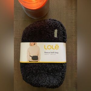 Lole Fleece Belt Bag - Black